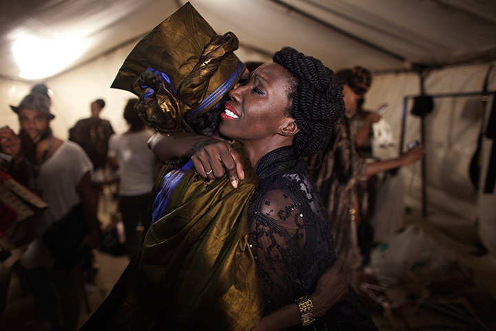 Dakar fashion week: Designer and organiser of Dakar Fashion Week Adama Paris