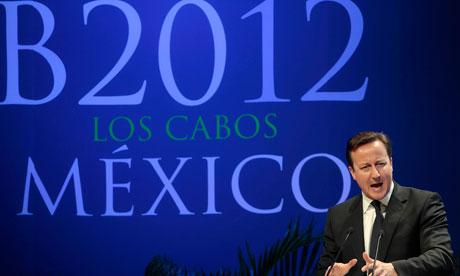 David Cameron B20 Mexico 2