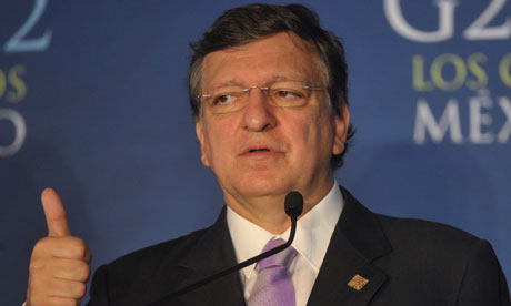 José Manuel Barroso at the G20 summit