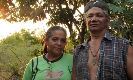 Amazon rainforest activists José Cláudio Ribeiro da Silva and Maria do Espirito Santo, who were murdered last year. Photograph: Reuters