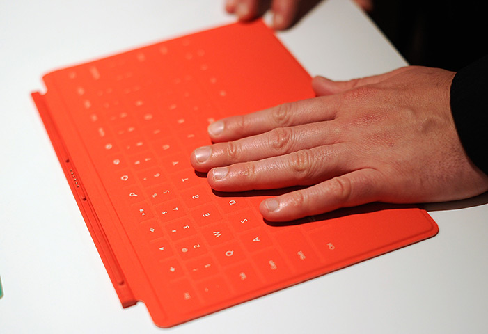 Microsoft Surface tablet: The Microsoft tablet Surface touch cover