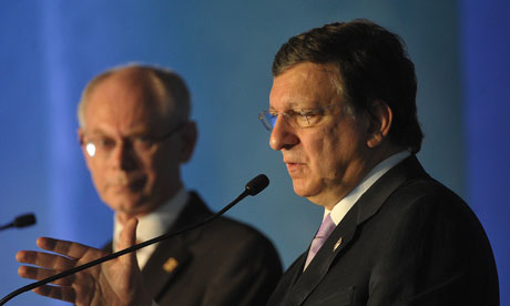 Jose Manuel Barroso at the G20 summit in Mexico