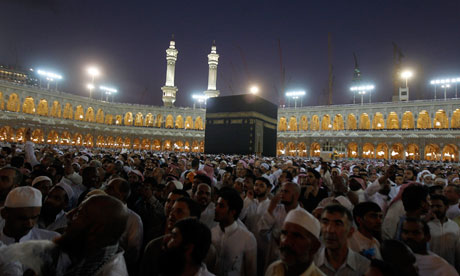 The funeral of Crown Prince Nayef inside the Grand Mosque