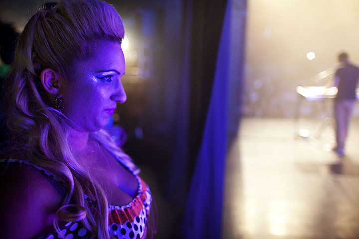 Picture desk live: A contestant in the 