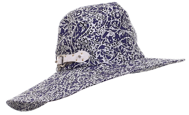 stylehats: Hat 4: Blue liberty floppy hat by Misa Harada by Misa Harada