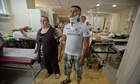 Accident and emergency ward, Athens hospital