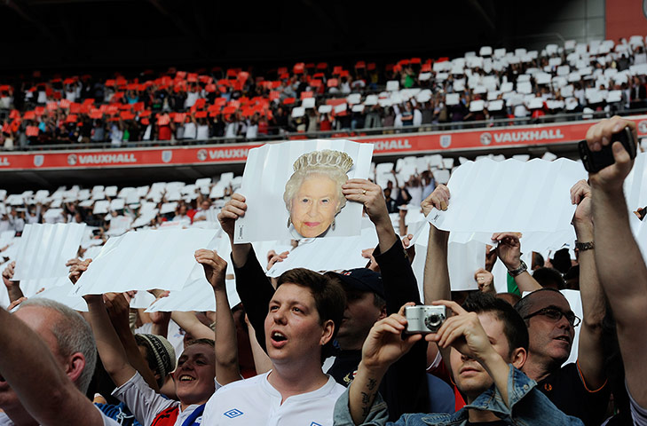ENGLAND V BELGIUM: England fan
