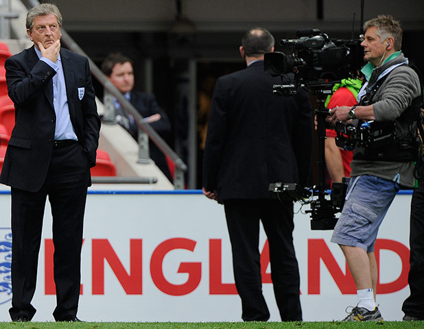 ENGLAND V BELGIUM: Roy Hodgson