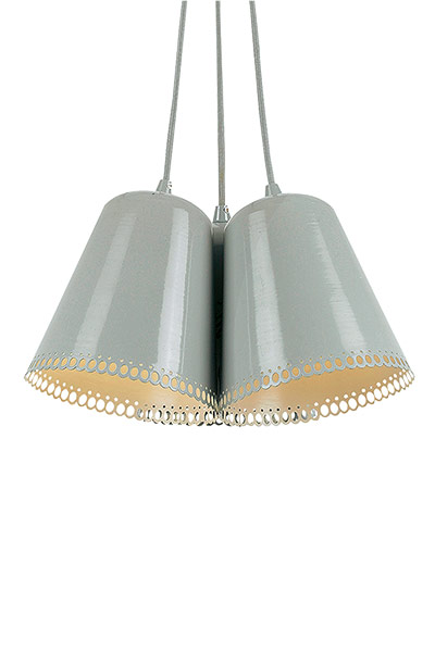 Homes Feature: Harper three-light cluster lights