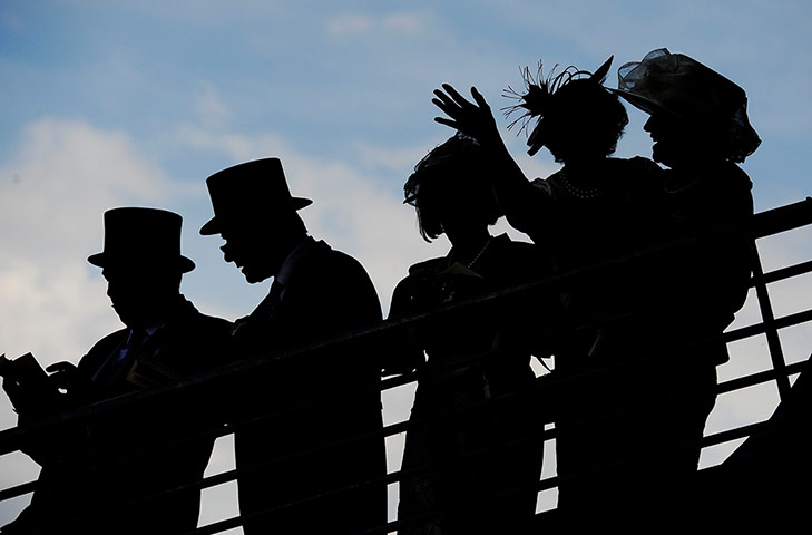 Ascot day 2: Punters at Royal Ascot 2012 on day two