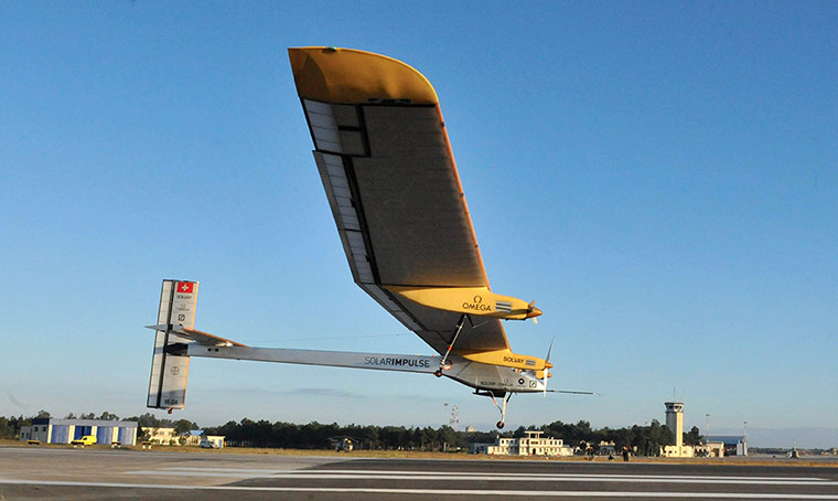 Picture desk live: Swiss-made solar-powered aircraft