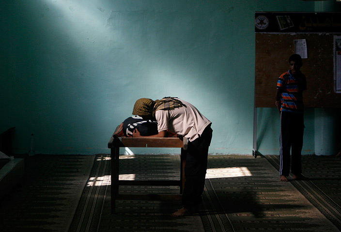 24 hours in pictures: palestinian killed in an Israeli military strike in rafah