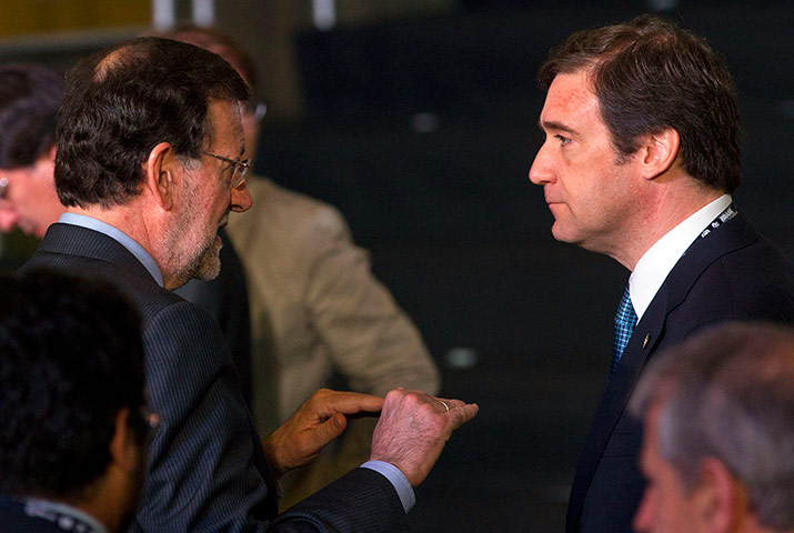 rio+20: Portugal Pedro Passos Coelho and Spain Mariano Rajoy