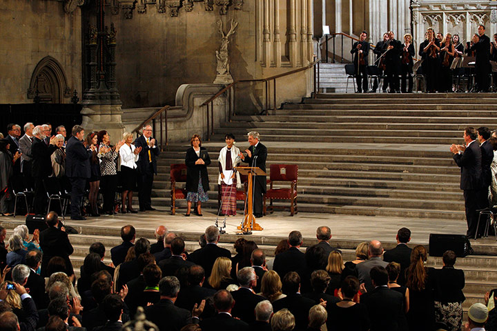 Aung San Suu Kyi Uk visit: Aung San Suu Kyi addresses Houses of Parliament