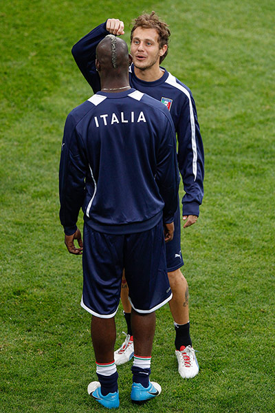 Balotelli: Italy training