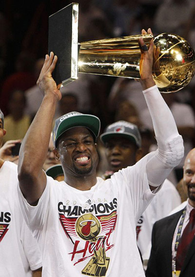 NBA5: Miami Heat shooting guard Dwyane Wade