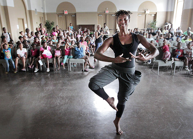 24 hours in pictures: Dance student Takeisha Washington