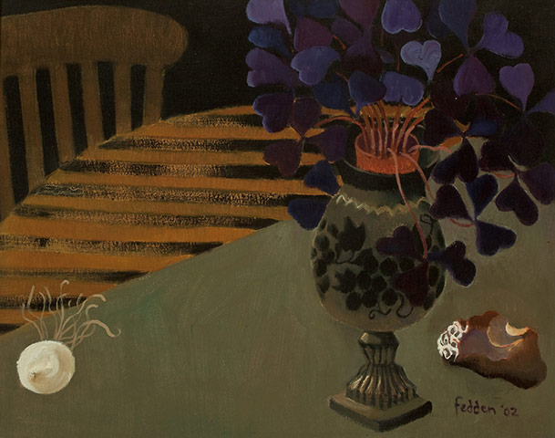Mary Fedden: Flowers In A Jug, a painting by Mary Fedden