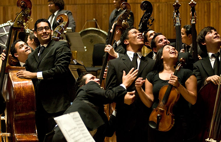 Picture desk live: Simon Bolivar Youth Orchestra