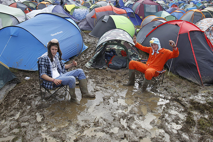 Picture desk live: Mud at the Isle of Wight Festival