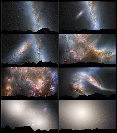Month in Space: Hubble Shows Milky Way for Head-on Collision with Andromeda Galaxy