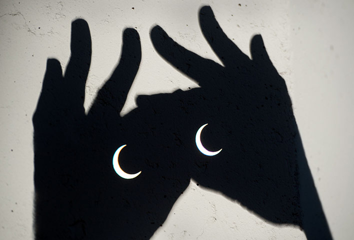 Month in Space: Annular Solar Eclipse, Sacramento, America - 20 May 2012