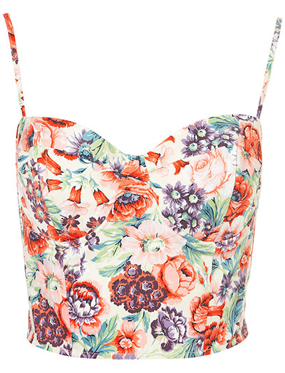 Key trends: english rose: Corset top