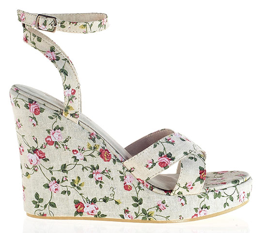 Key trends: english rose: Wedge sandals