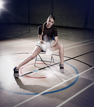 Olympic Fashion: Aertex top