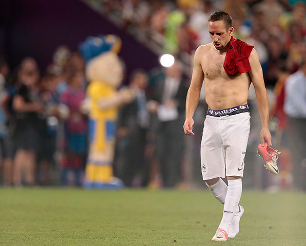 Spain v France 3: Ribery
