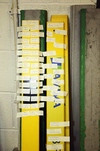 Athletics: Equipment behind the scenes 