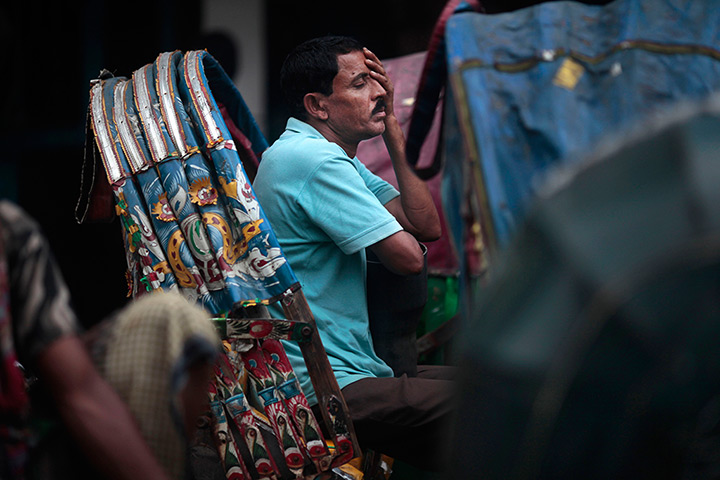 24 hours in pictures: traffic jam Dhaka, Bangladesh