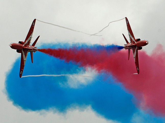 from the agencies: The Red Arrows by Christopher Furlong