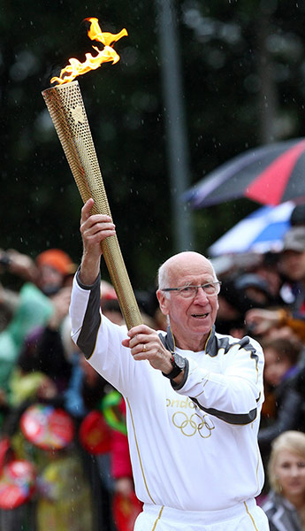 Olympic torch 37: Sir Bobby Charlton