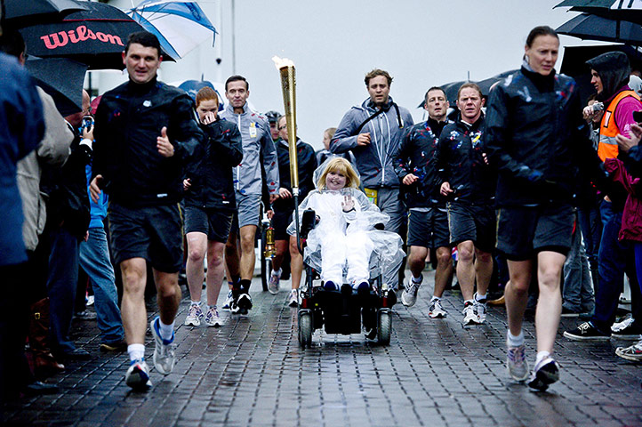 Olympic torch 37: Kirsty Howard