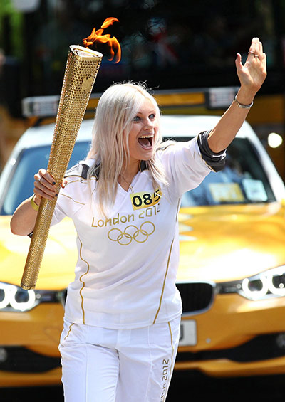 Olympic torch 37: Charlotte Bell