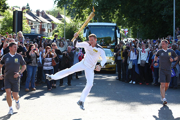 Olympic torch 37: Richard McCann
