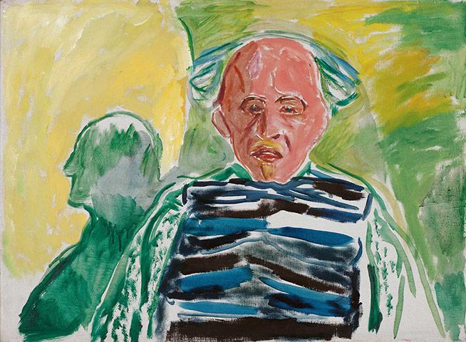 Edvard Munch: Self-Portrait 1940-43, by Edvard Munch