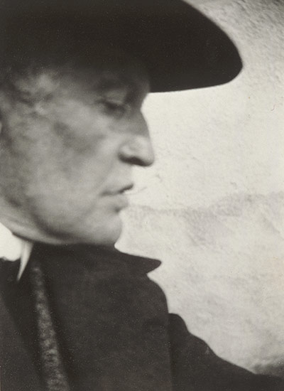 Edvard Munch: Self-Portrait with Hat (Right Profile) at Ekely 1931 