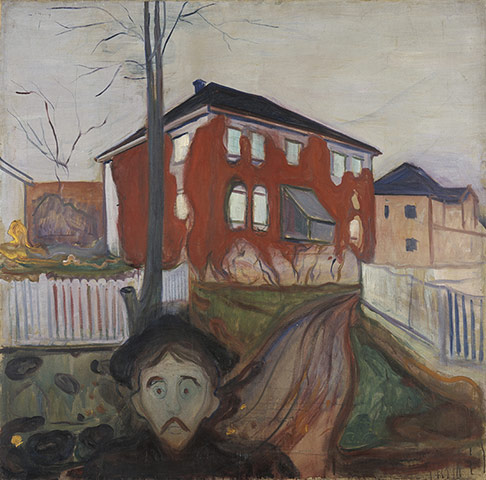 Edvard Munch: Red Virginia Creeper 1898-1900 , by Edvard Munch