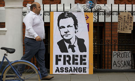 Ecuadorean embassy  in London