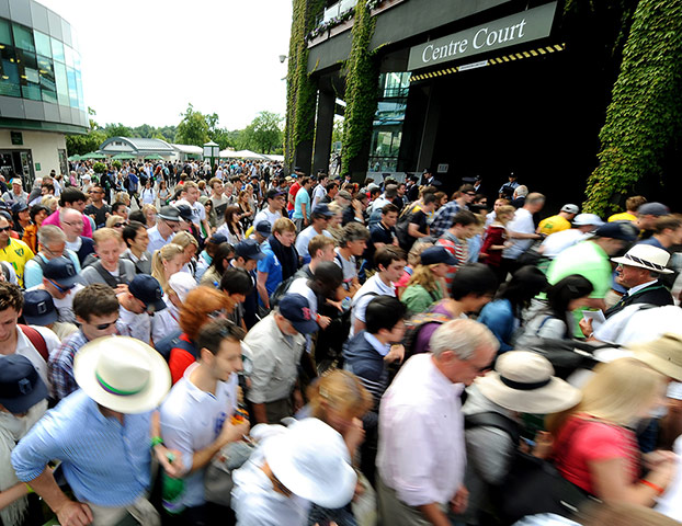 Picture Desk Live: Wimbledon spectators at Centre Court