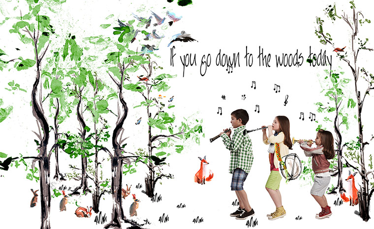 Kids Gallery June: If You Go Down to the Wood Today