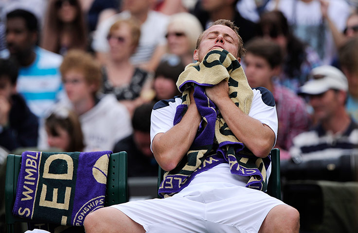 Wimbledon day 2: Lleyton Hewitt at Wimbledon 2012