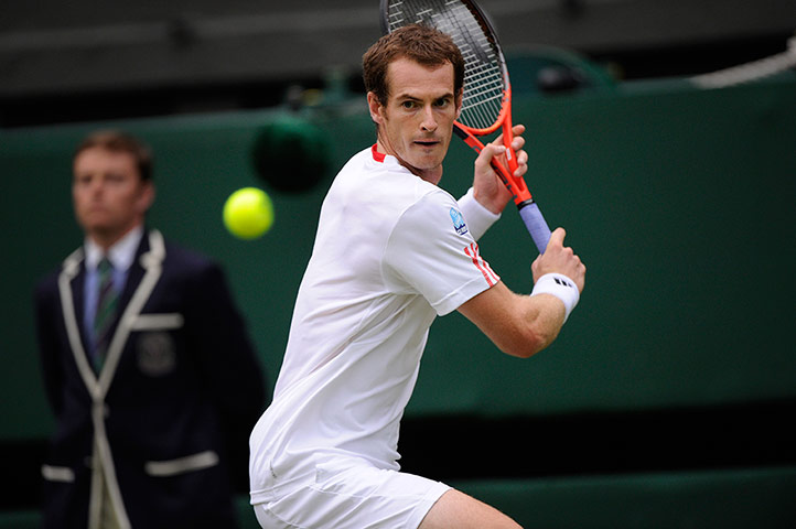 Day 3 Wimbledon: Andy Murray at Wimbledon 2012