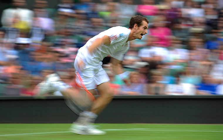 Day 3 Wimbledon: Andy Murray at Wimbledon 2012