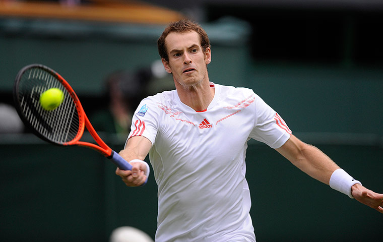 Day 3 Wimbledon: Andy Murray at Wimbledon 2012