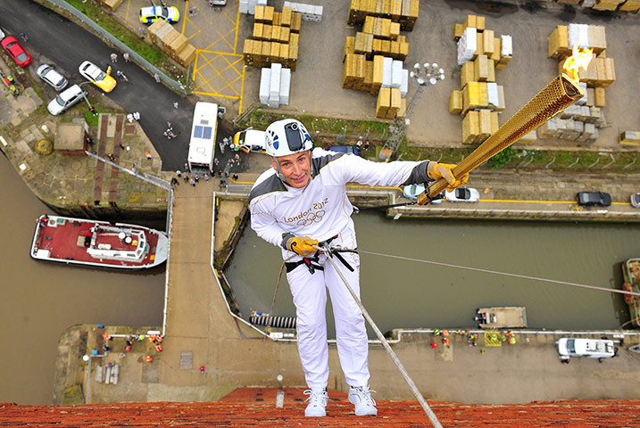Picture desk live: Day 40 - The Olympic Torch Continues Its Journey Around The UK