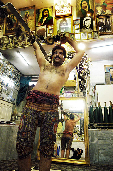 Middle Eastern Art at V&A: Artwork by Mehraneh Atashi. Bodiless I, from the series Zourkhaneh Project