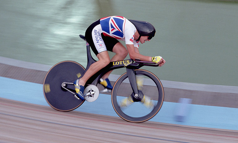50 moments: Chris Boardman in the Individual Pursuit Event